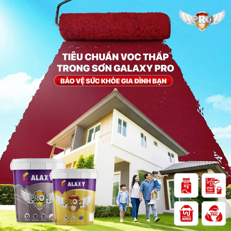 Sơn nước Galaxy Pro có mùi không? Bao lâu hết mùi sau thi công?